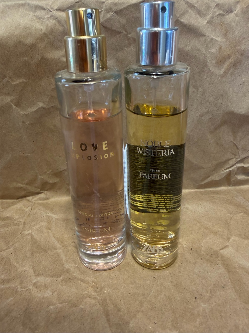 ZARA Bundle Love Explosion & Noble Wisteria  limited edition 30 ml